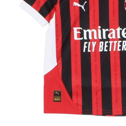 Boys Ac Milan 2024-25 Football Shirt Home Jersey