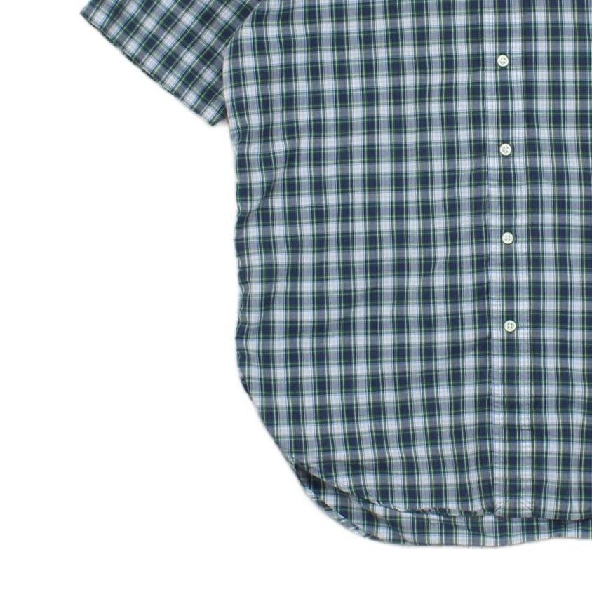 Mens Shirt  Short Sleeve Check