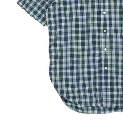 Mens Shirt  Short Sleeve Check