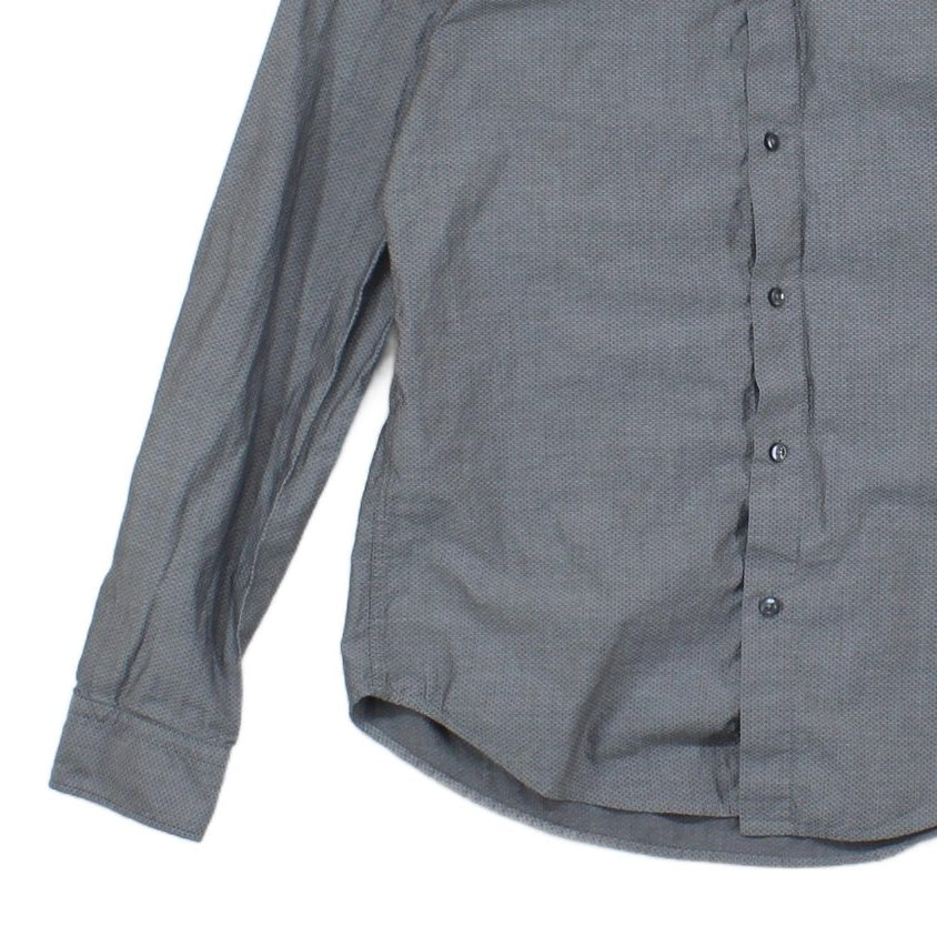 Mens Shirt Slim Fit Long Sleeve