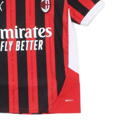 Boys Ac Milan 2024-25 Football Shirt Home Jersey