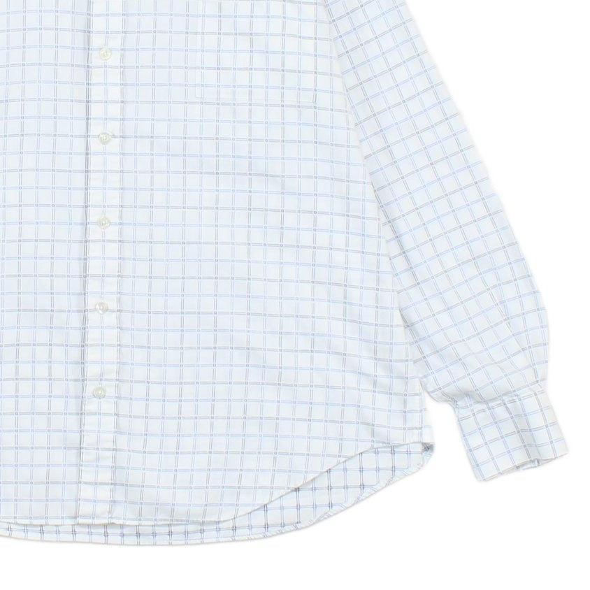 Mens Check Shirt Long Sleeve Formal