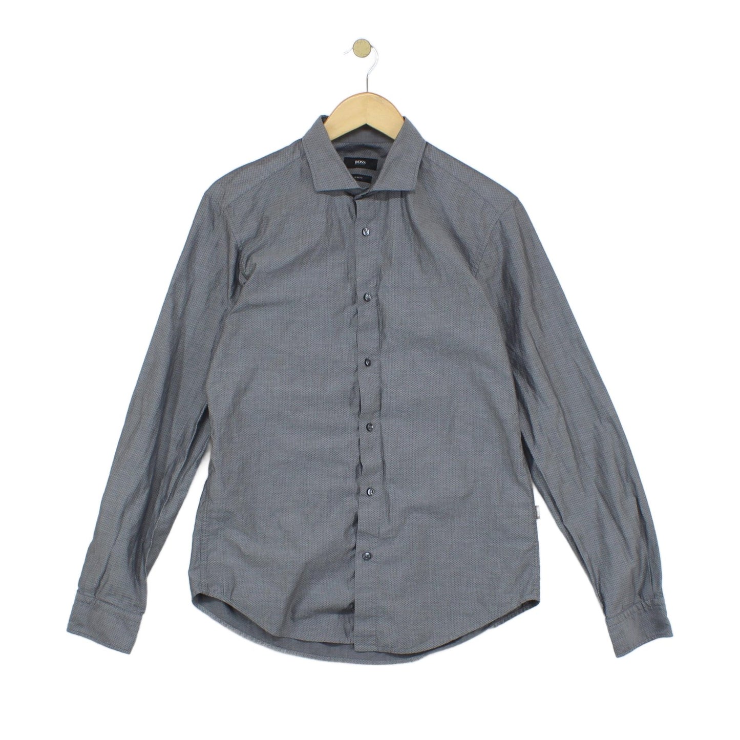 Mens Shirt Slim Fit Long Sleeve