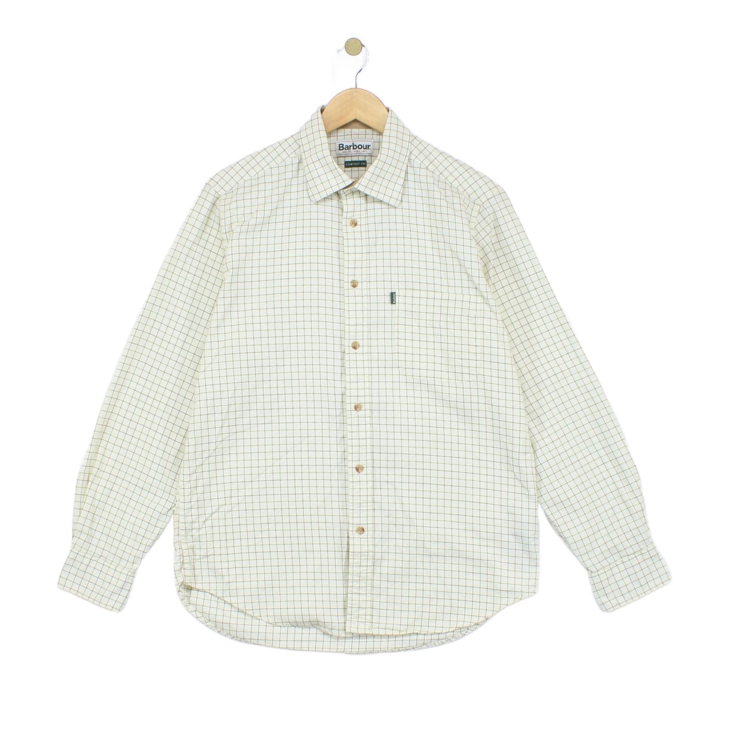 Mens Check Shirt Long Sleeve Comfort Fit