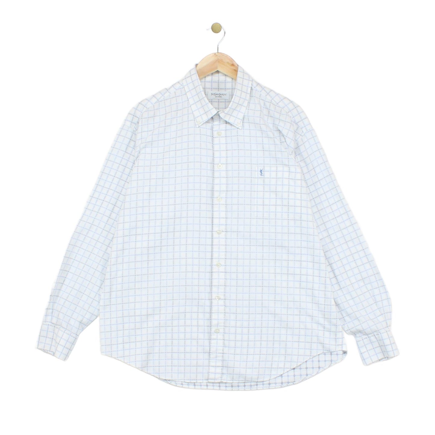 Mens Check Shirt Long Sleeve Formal