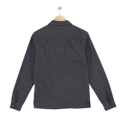 Mens Shirt Button Up Long Sleeve Snap Slim