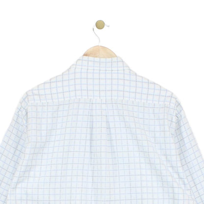 Mens Check Shirt Long Sleeve Formal