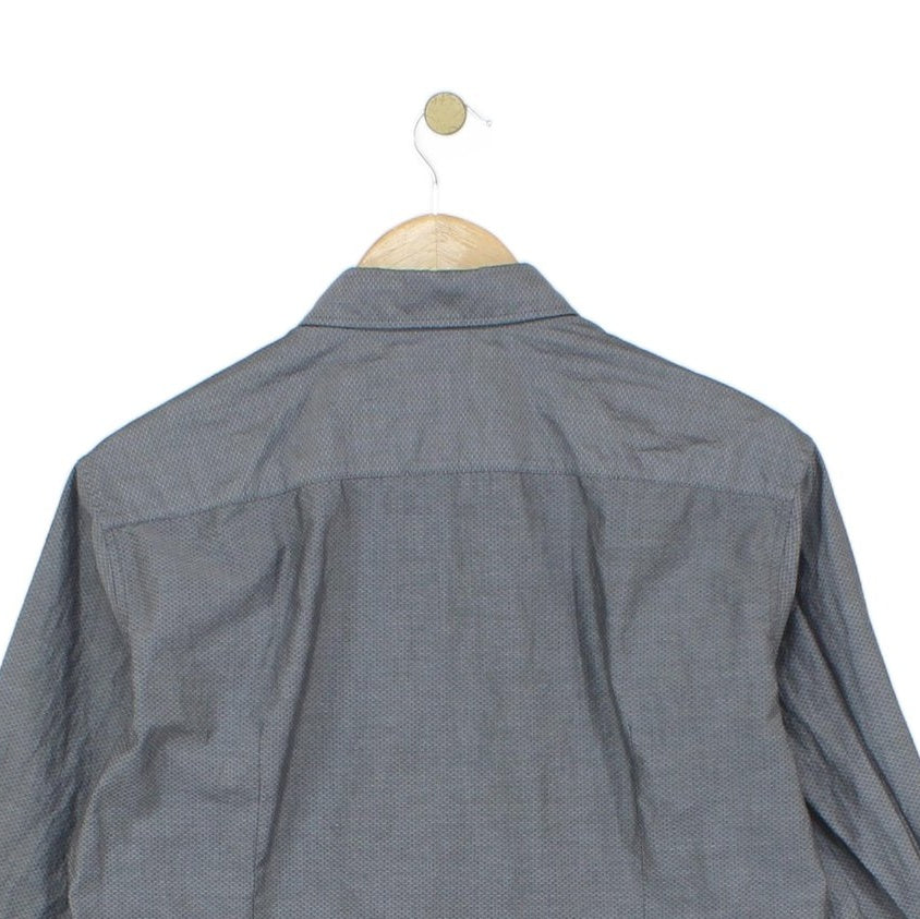 Mens Shirt Slim Fit Long Sleeve