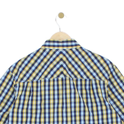 Mens Check Shirt Short Sleeve Classic
