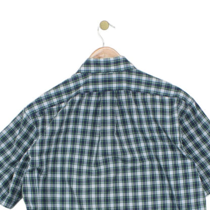 Mens Shirt  Short Sleeve Check