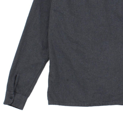 Mens Shirt Button Up Long Sleeve Snap Slim