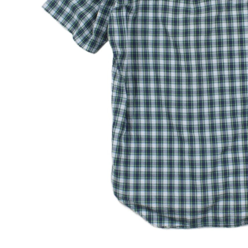 Mens Shirt  Short Sleeve Check