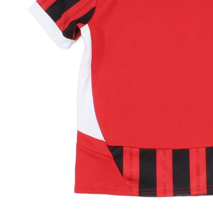 Boys Ac Milan 2024-25 Football Shirt Home Jersey