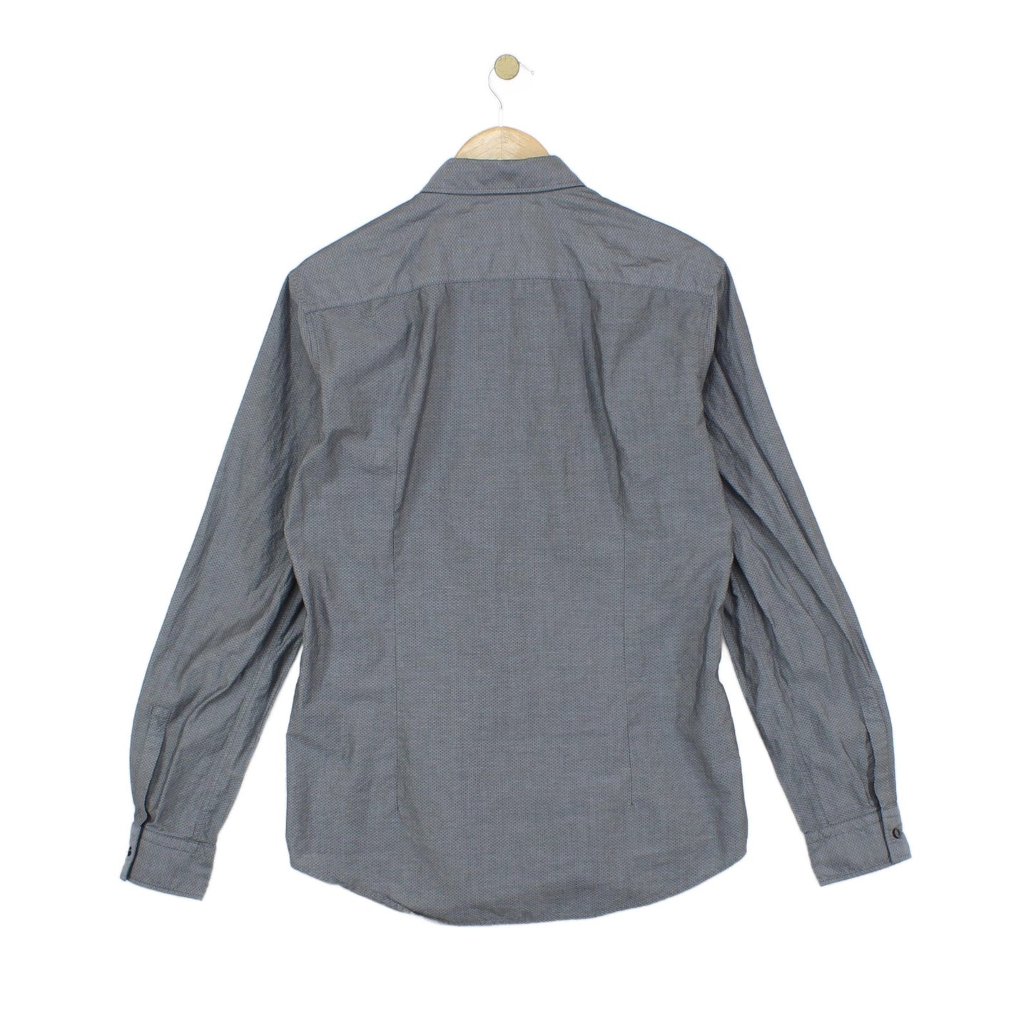 Mens Shirt Slim Fit Long Sleeve
