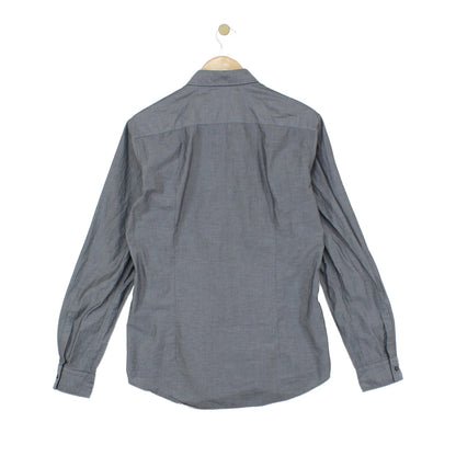 Mens Shirt Slim Fit Long Sleeve