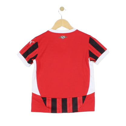 Boys Ac Milan 2024-25 Football Shirt Home Jersey