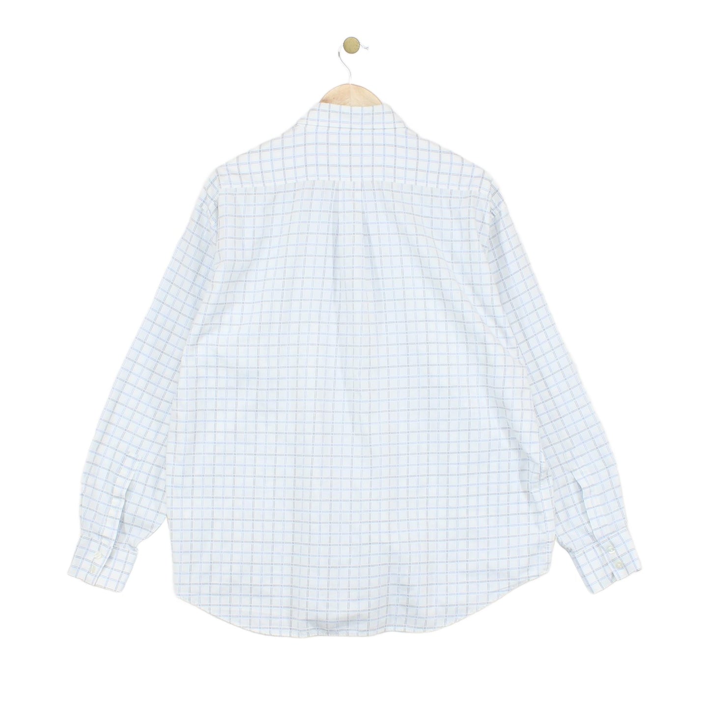 Mens Check Shirt Long Sleeve Formal