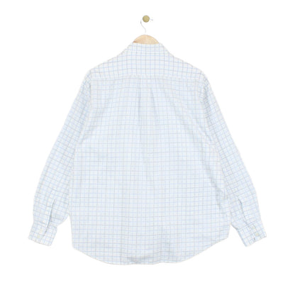 Mens Check Shirt Long Sleeve Formal