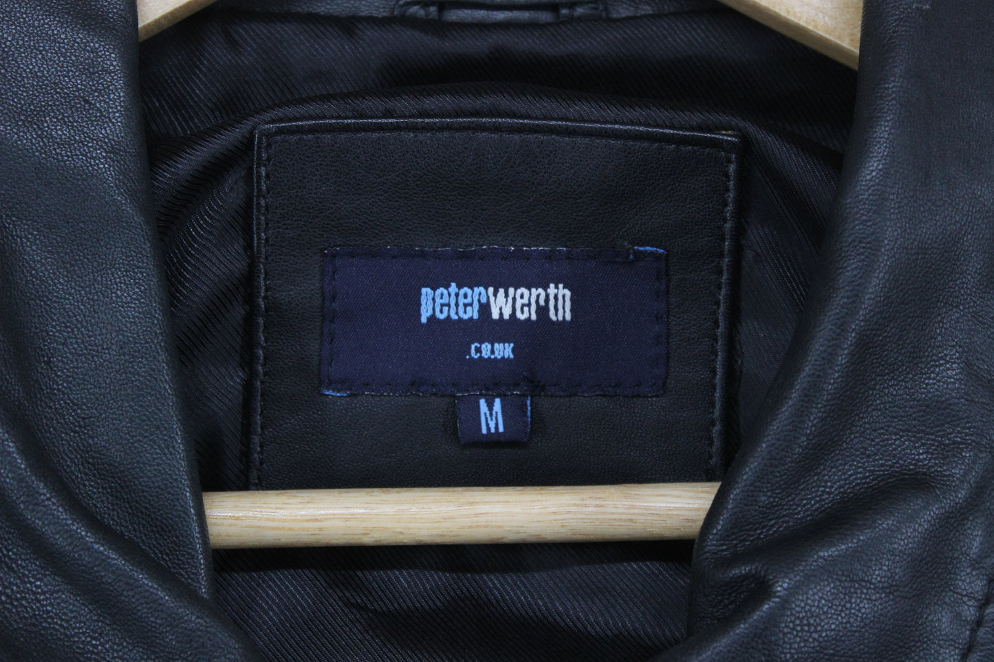 Mens Leather Jacket Full Zip Outerwear