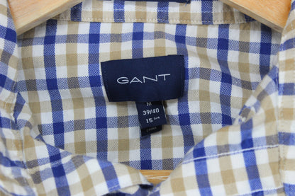 Mens Check Shirt Long Sleeve Button Up