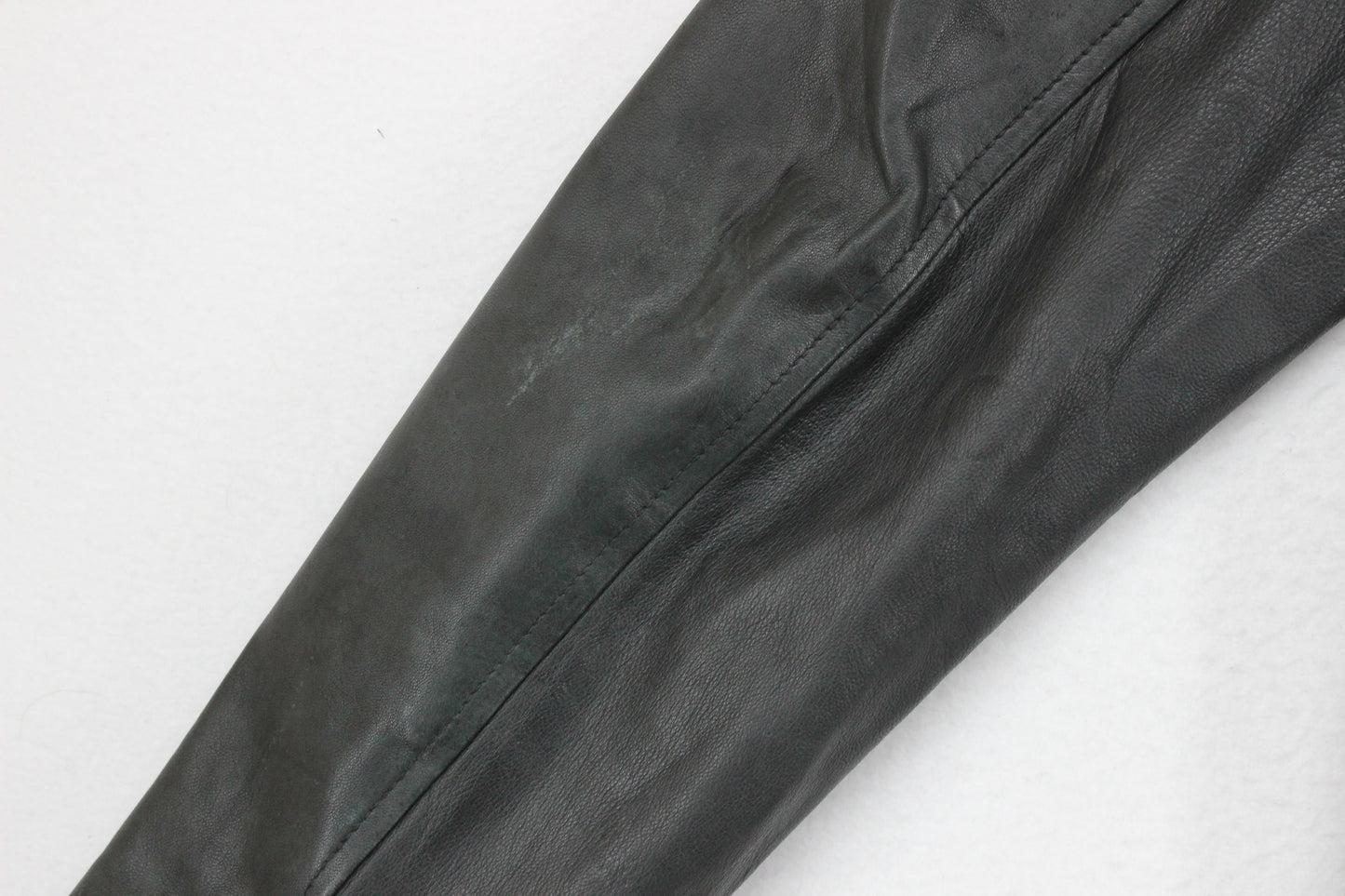 Mens Leather Jacket Full Zip Outerwear