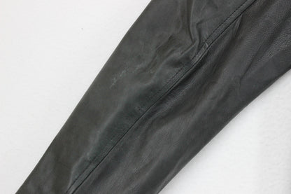 Mens Leather Jacket Full Zip Outerwear