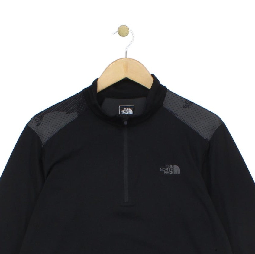 Mens 1/4 Zip T Shirt Long Sleeve Flash Dry