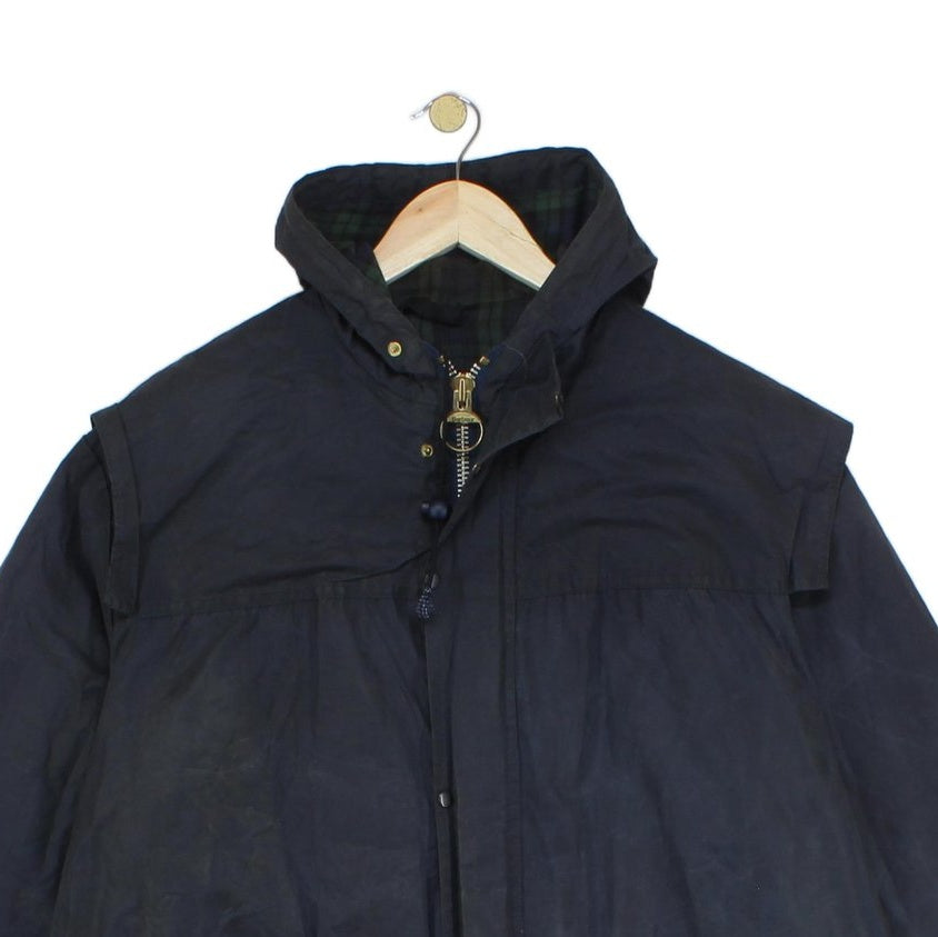Mens Durham Waxed Jacket Uk Made Lined Hooded Full Zip