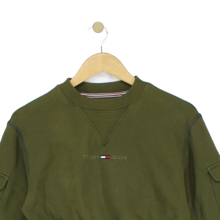 Womens Cropped Sweatshirt Cargo