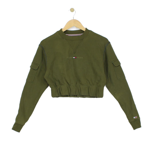 Womens Cropped Sweatshirt Cargo