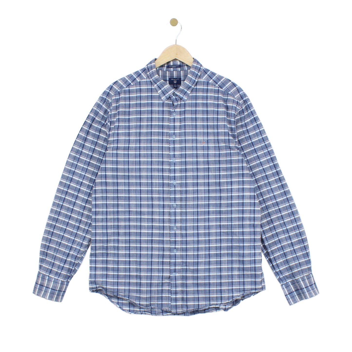 Mens Plaid Shirt Long Sleeve Button Up