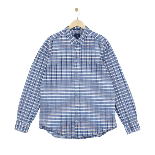 Mens Plaid Shirt Long Sleeve Button Up