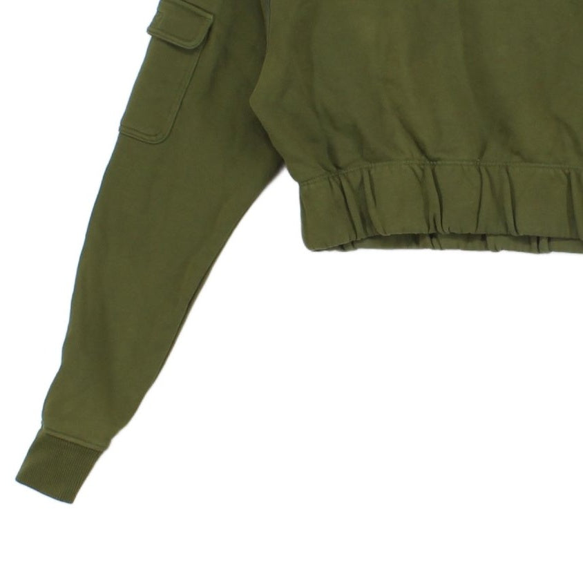 Womens Cropped Sweatshirt Cargo