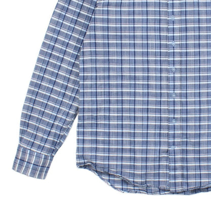 Mens Plaid Shirt Long Sleeve Button Up