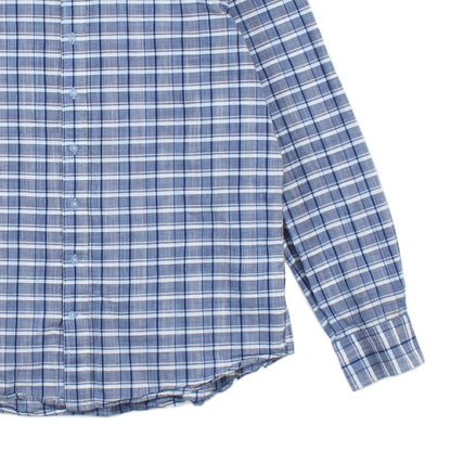 Mens Plaid Shirt Long Sleeve Button Up