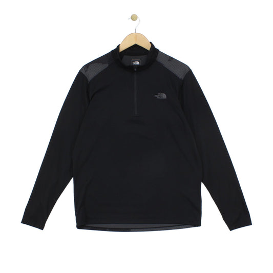 Mens 1/4 Zip T Shirt Long Sleeve Flash Dry