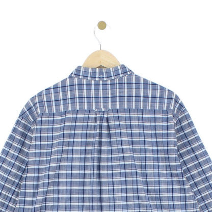 Mens Plaid Shirt Long Sleeve Button Up