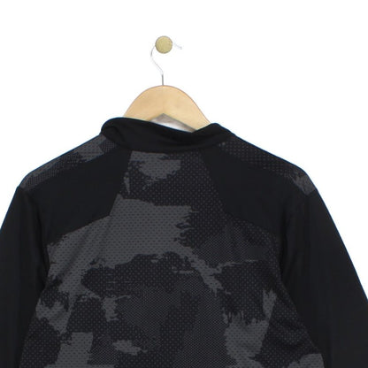Mens 1/4 Zip T Shirt Long Sleeve Flash Dry