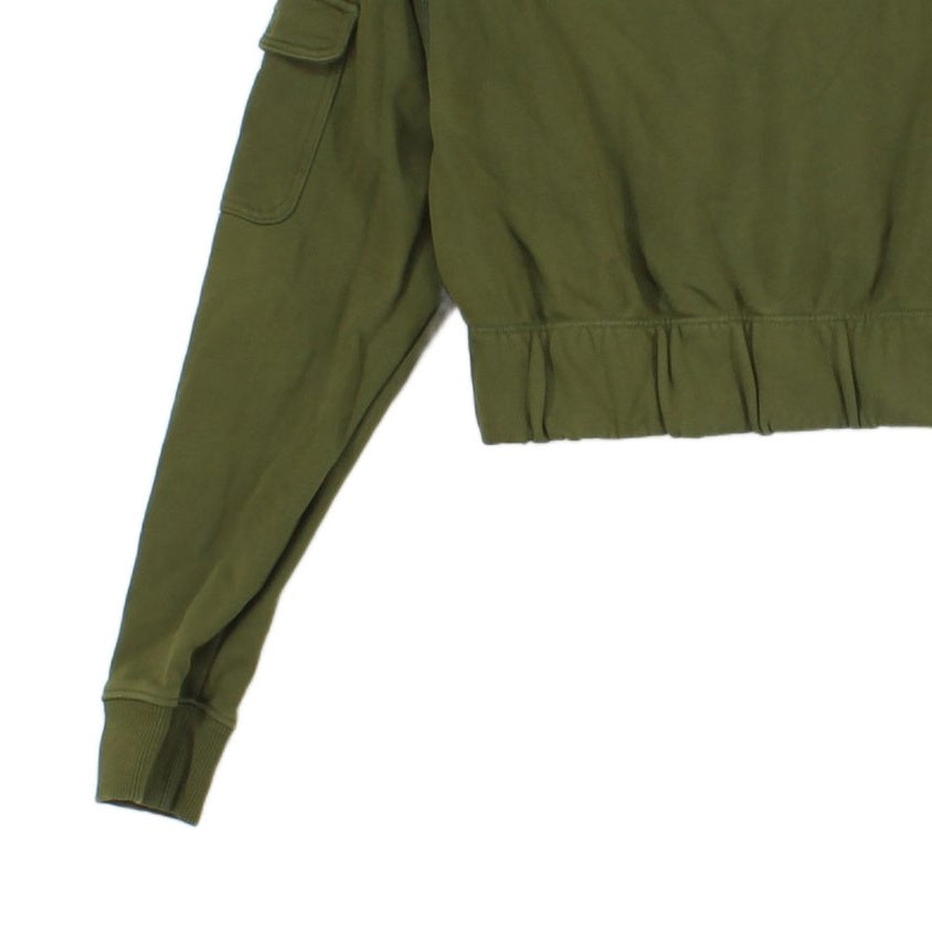 Womens Cropped Sweatshirt Cargo