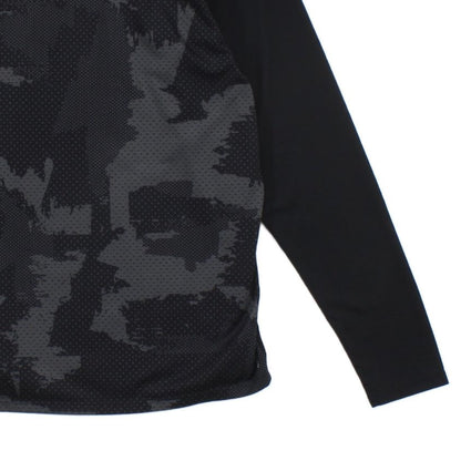 Mens 1/4 Zip T Shirt Long Sleeve Flash Dry