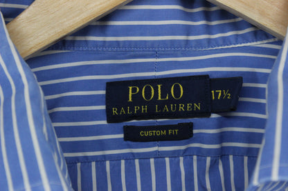 Mens Striped Shirt Long Sleeve Custom Fit