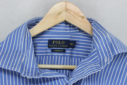 Mens Striped Shirt Long Sleeve Custom Fit