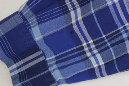 Mens Plaid Shirt Long Sleeve Button Up