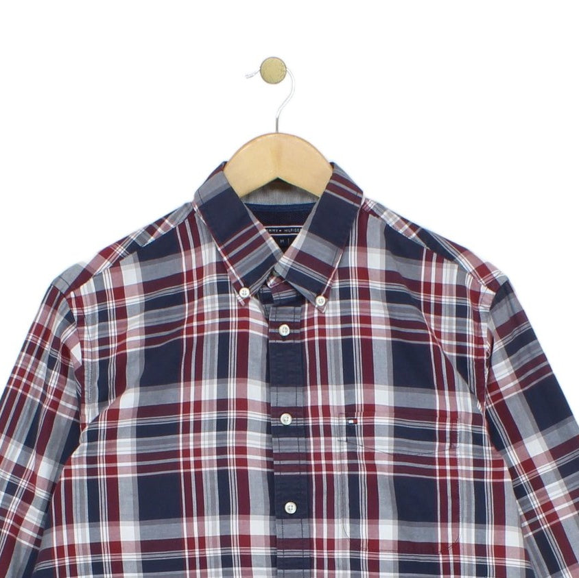 Mens Plaid Shirt Button Up Custom Fit