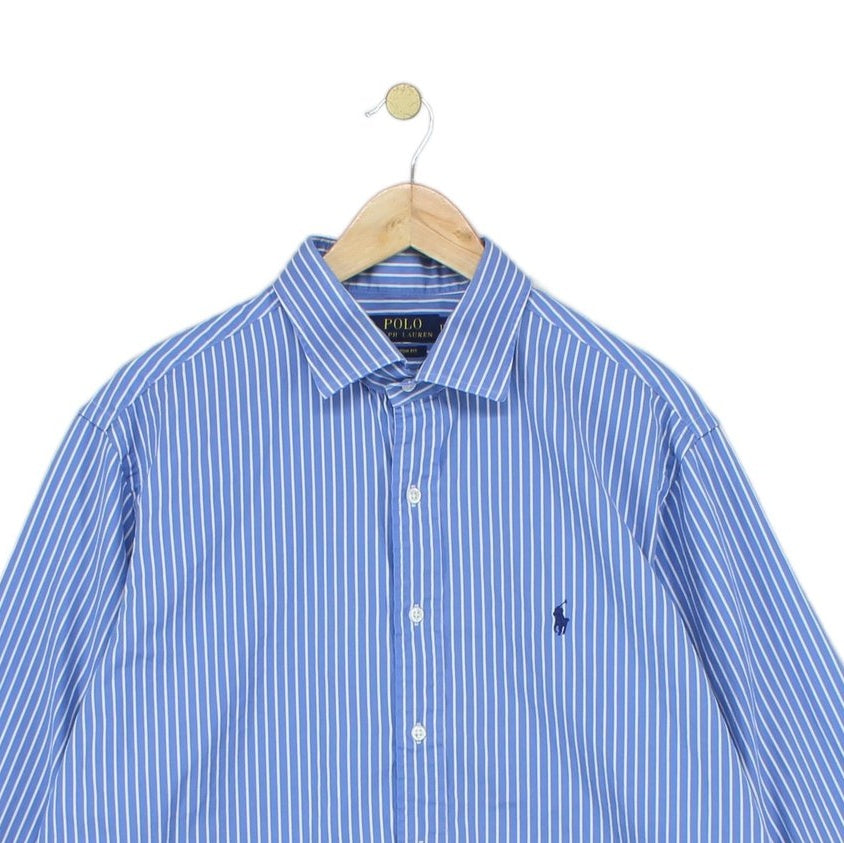 Mens Striped Shirt Long Sleeve Custom Fit