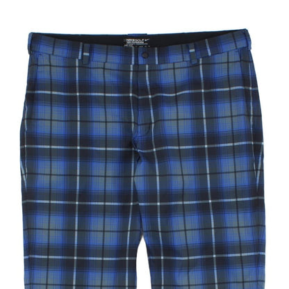 Mens Golf Trousers Plaid Performance Dri Fit Lightweight