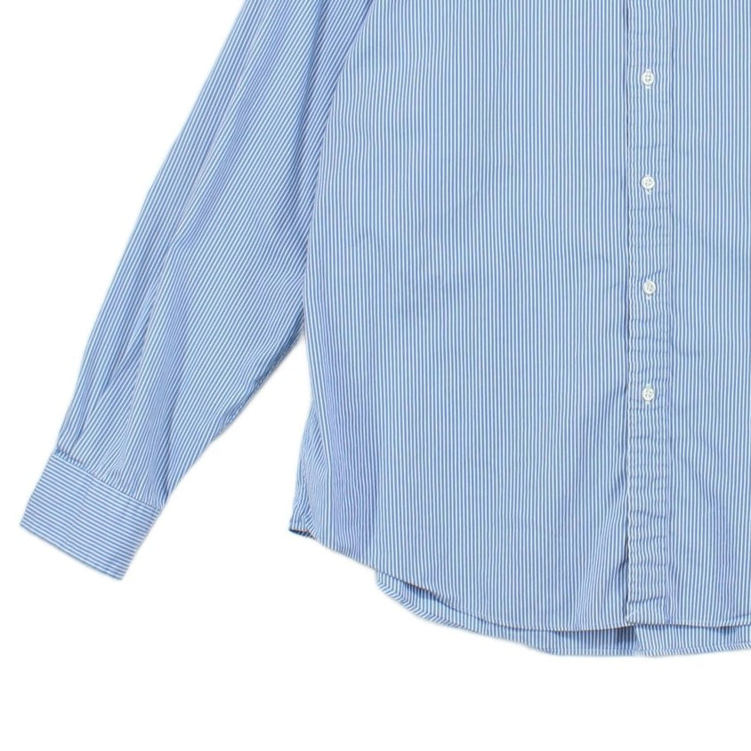 Mens Striped Shirt Classic Long Sleeve