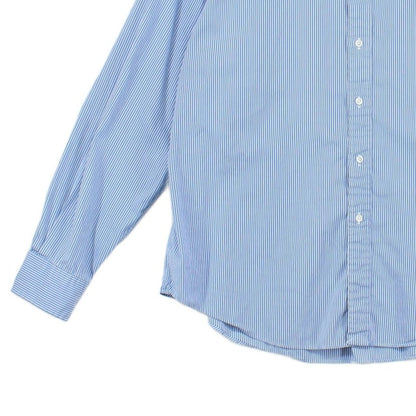 Mens Striped Shirt Classic Long Sleeve