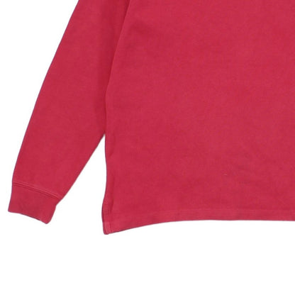 Mens 1/4 Zip Jumper Ribbed Knit Long Sleeve Cotton