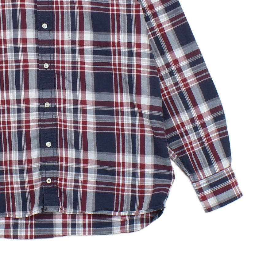 Mens Plaid Shirt Button Up Custom Fit